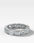 EMERALD CUT ETERNITY BAND