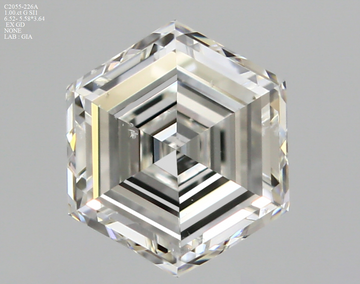 1.00ct Hexagon Stepcut Diamond