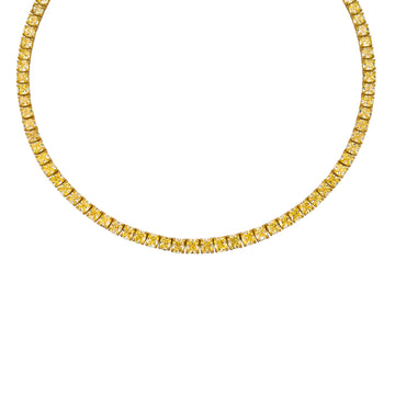YELLOW DIAMOND NECKLACE