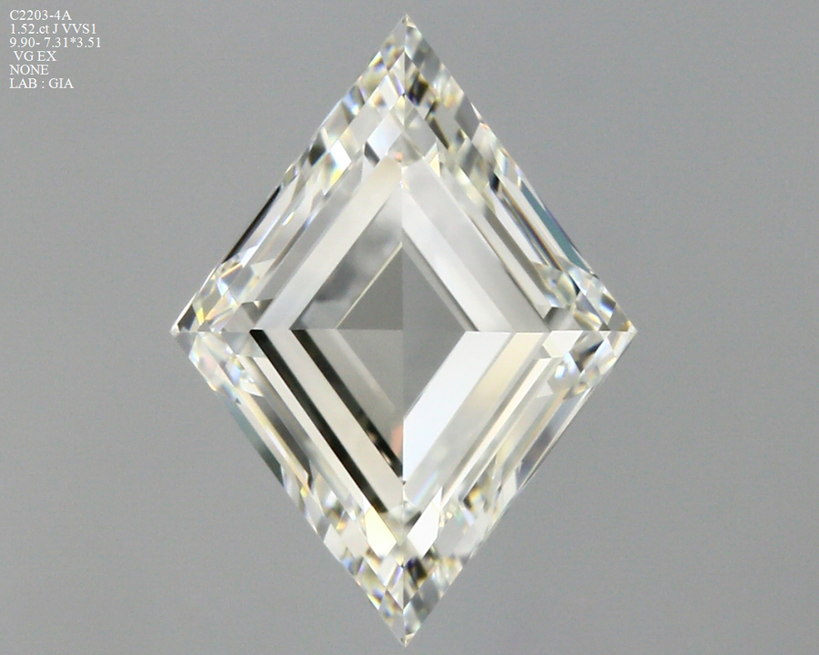 1.52CT LOZENGE STEP CUT