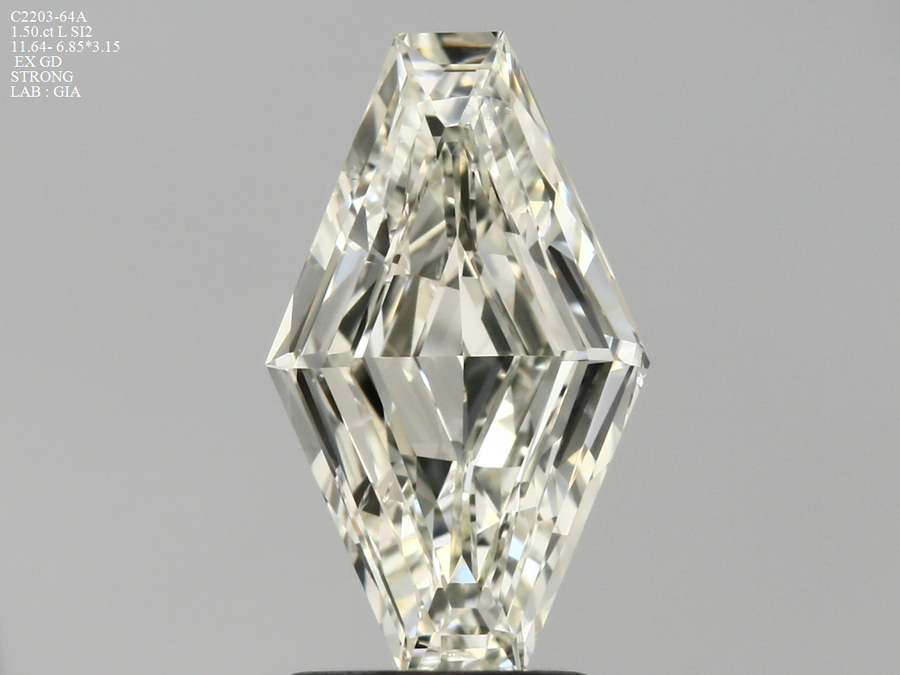 1.50CT LOZENGE SHAPE DIAMOND